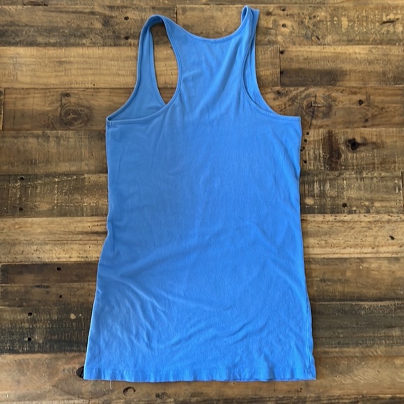 Blue Racerback Tank - Picture 2 of 2